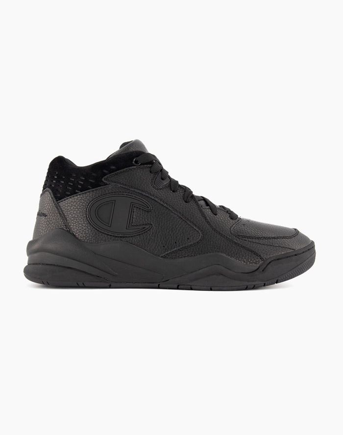 Champion Zone 93 Mid-Cut Sneakers Heren - Zwart - Belgie 6235TINFK